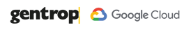Logo Gentrop e Google Cloud