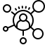 ícone de engajamento
